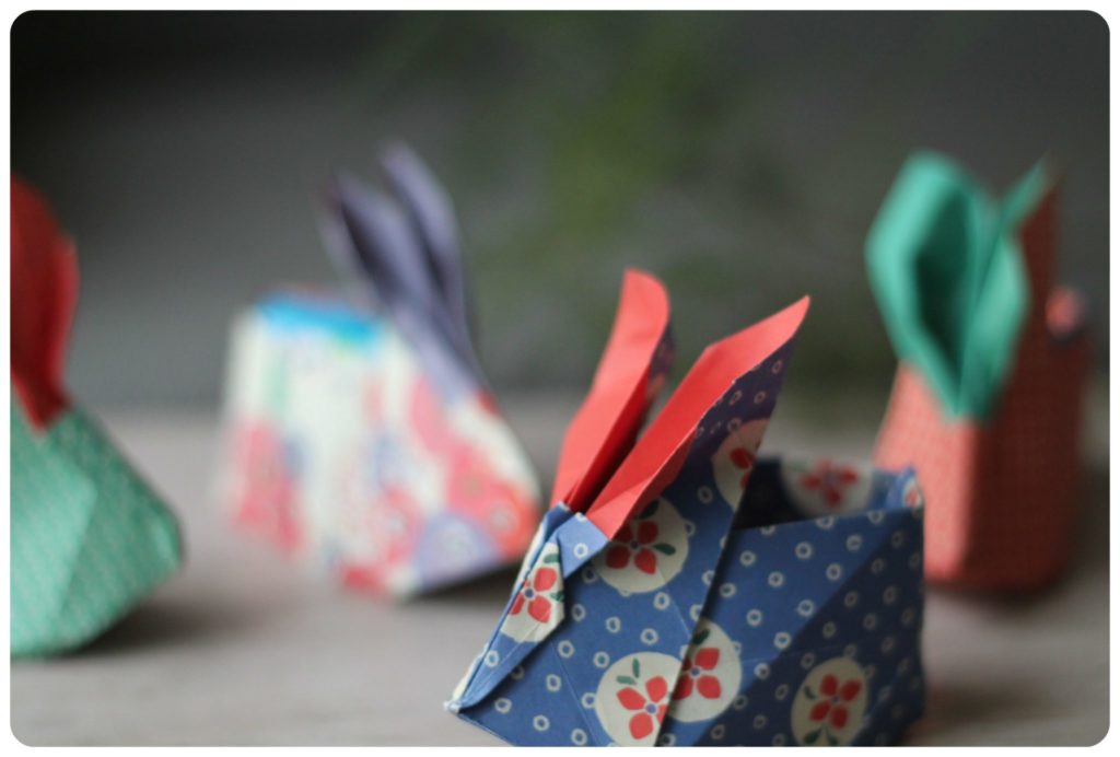 Easter Bunny Origami